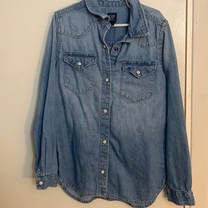 Gap kids size M chambray